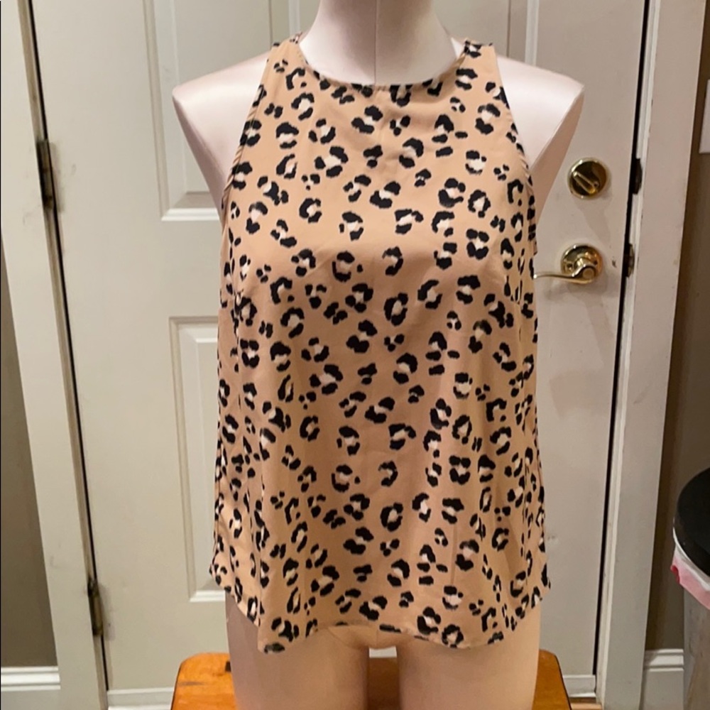 A new day leopard print tank